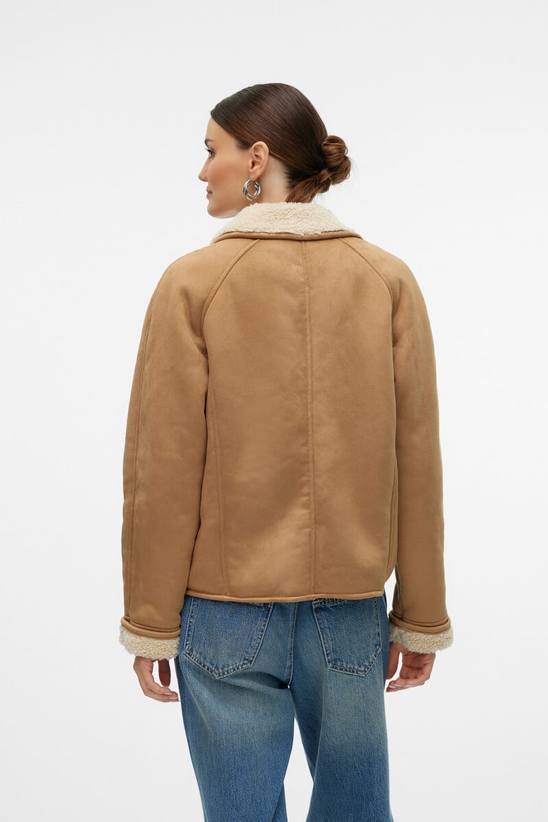 Cortefiel Chaqueta Efecto Ante