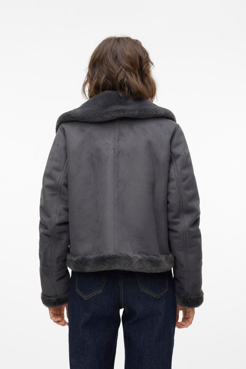 Cortefiel Chaqueta Efecto Piel