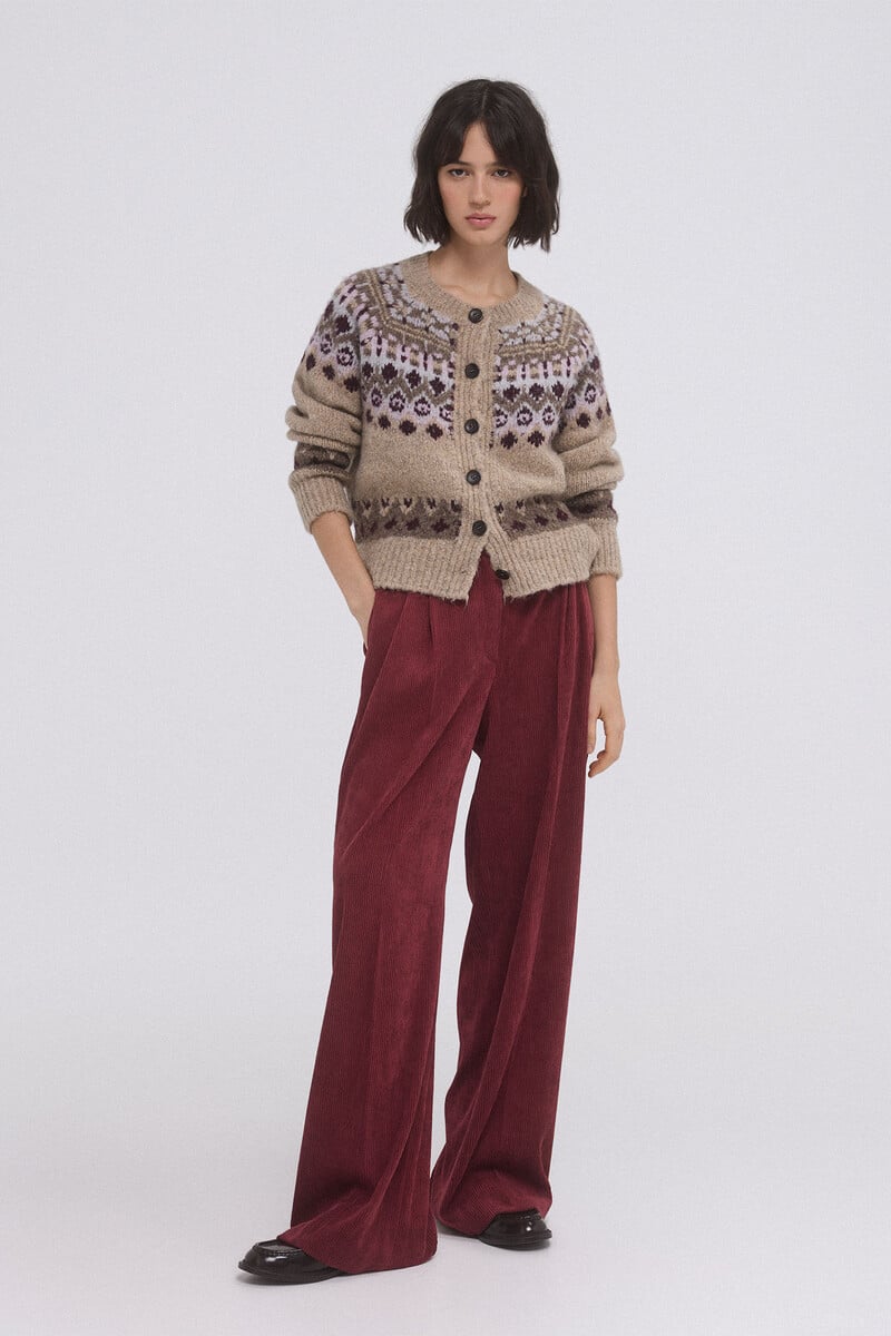 Cortefiel Chaqueta Jacquard