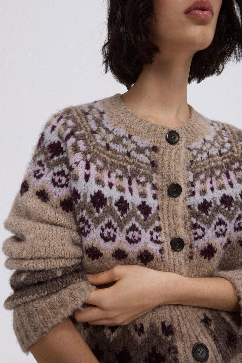 Cortefiel Chaqueta Jacquard