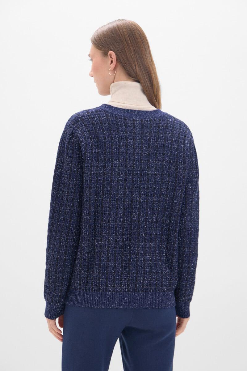 Cortefiel Chaqueta Jacquard Metalizado