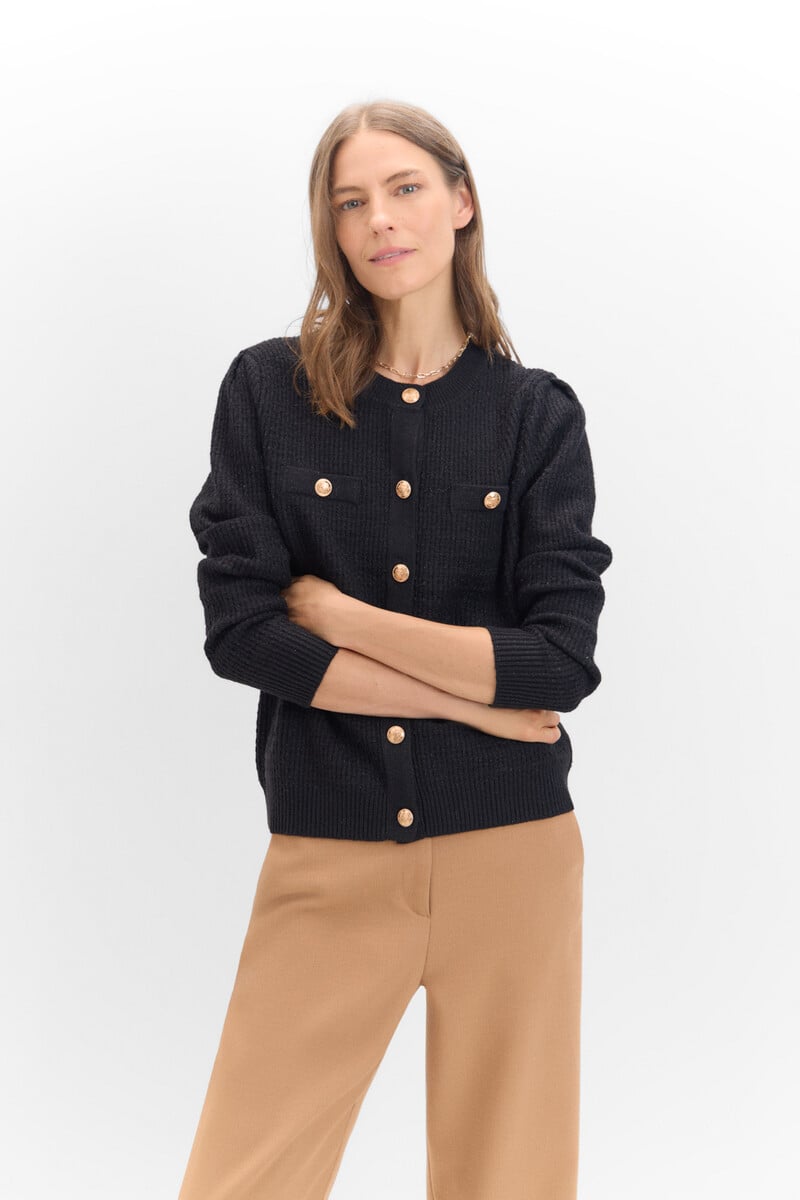 Cortefiel Chaqueta Jacquard Metalizado