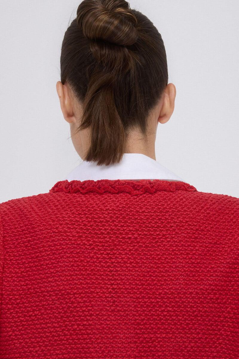 Cortefiel Chaqueta Lisa Manga Larga