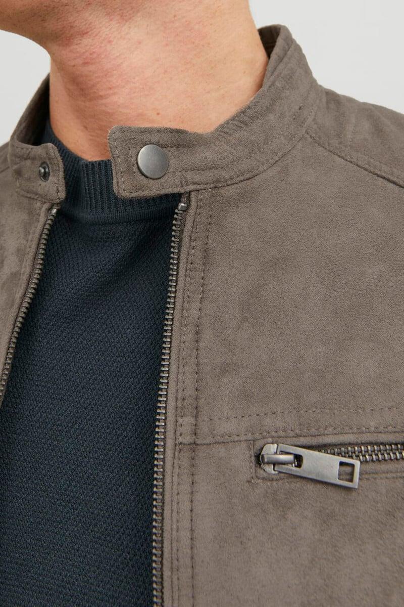 Cortefiel Chaqueta Motera Simil Ante