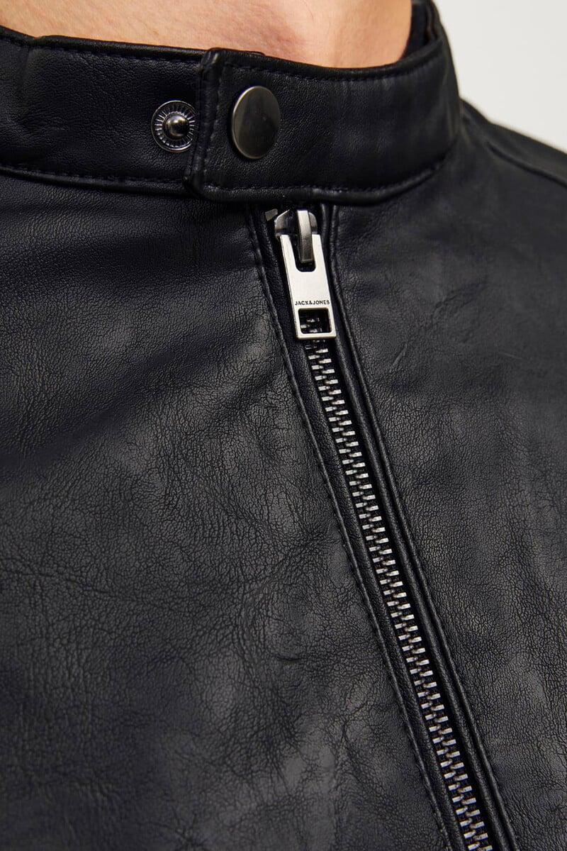 Cortefiel Chaqueta Motera Simil Piel