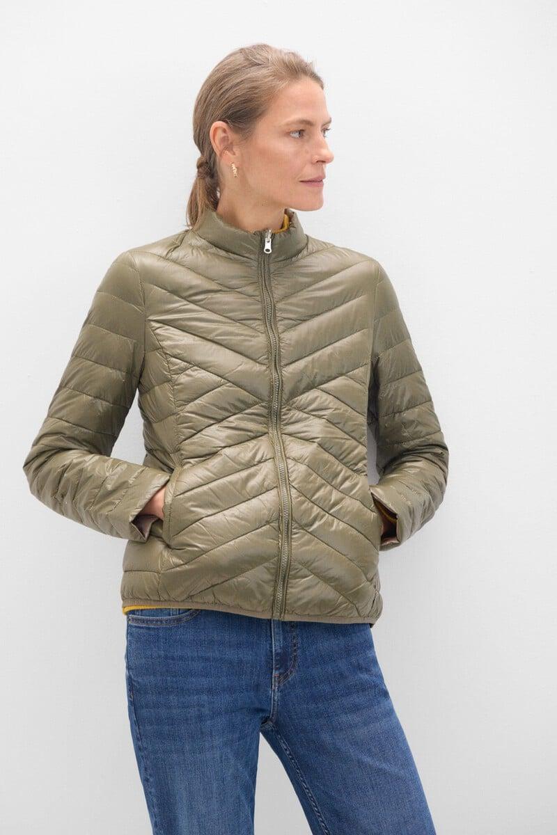 Cortefiel Chaqueta reversible plumas