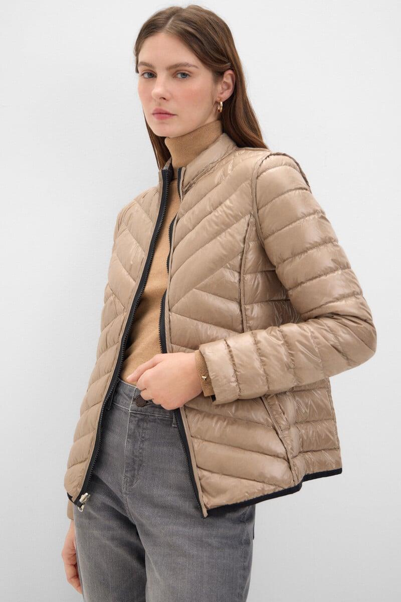 Cortefiel Chaqueta Reversible Plumas