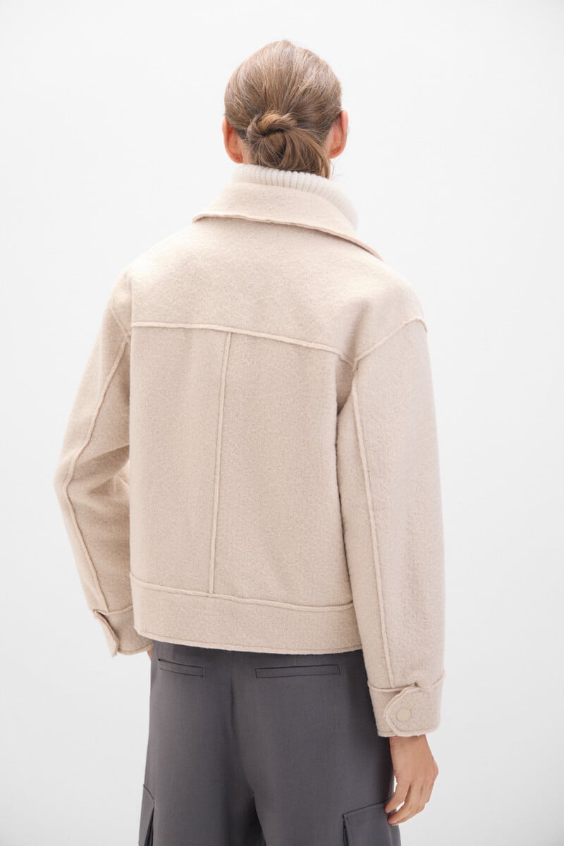 Cortefiel Chaqueta Tejido Bucle