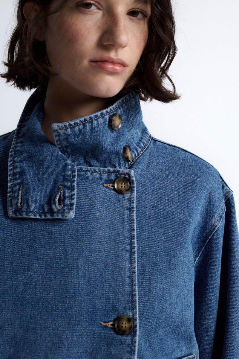 Cortefiel Chaqueta Vaquera Cruzada