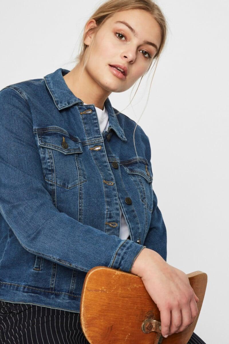 Cortefiel Chaqueta vaquera talla grande