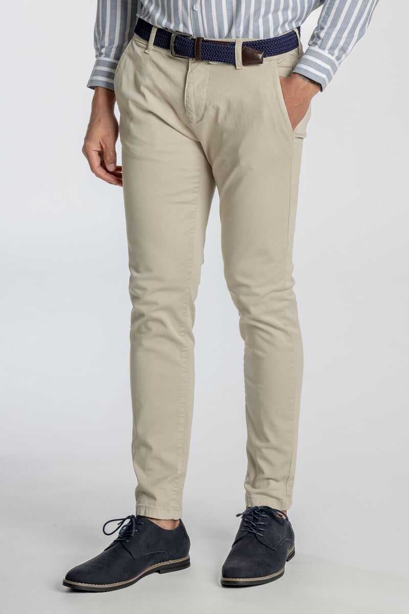 Cortefiel Chino Basico Skinny Croped