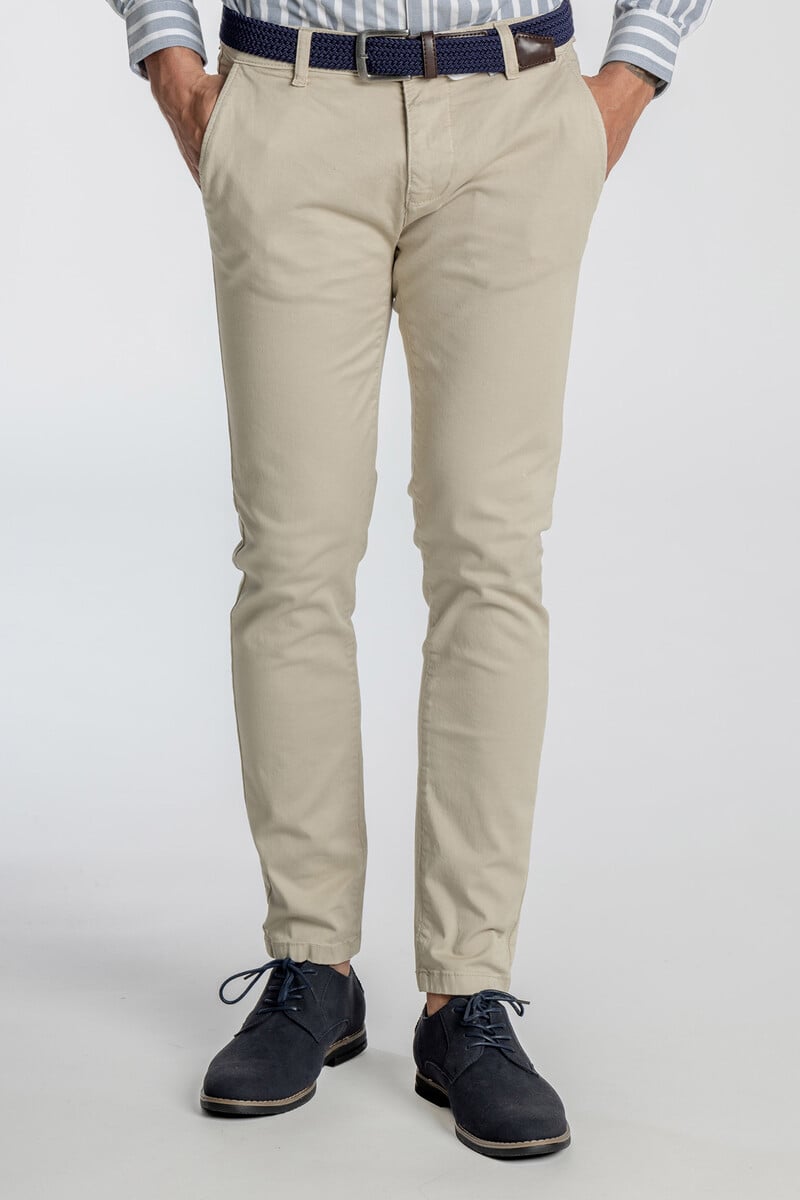 Cortefiel Chino Basico Skinny Croped