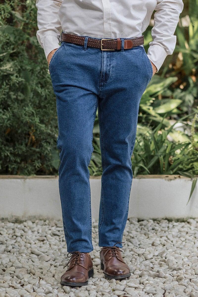 Cortefiel Chino Slim Denin