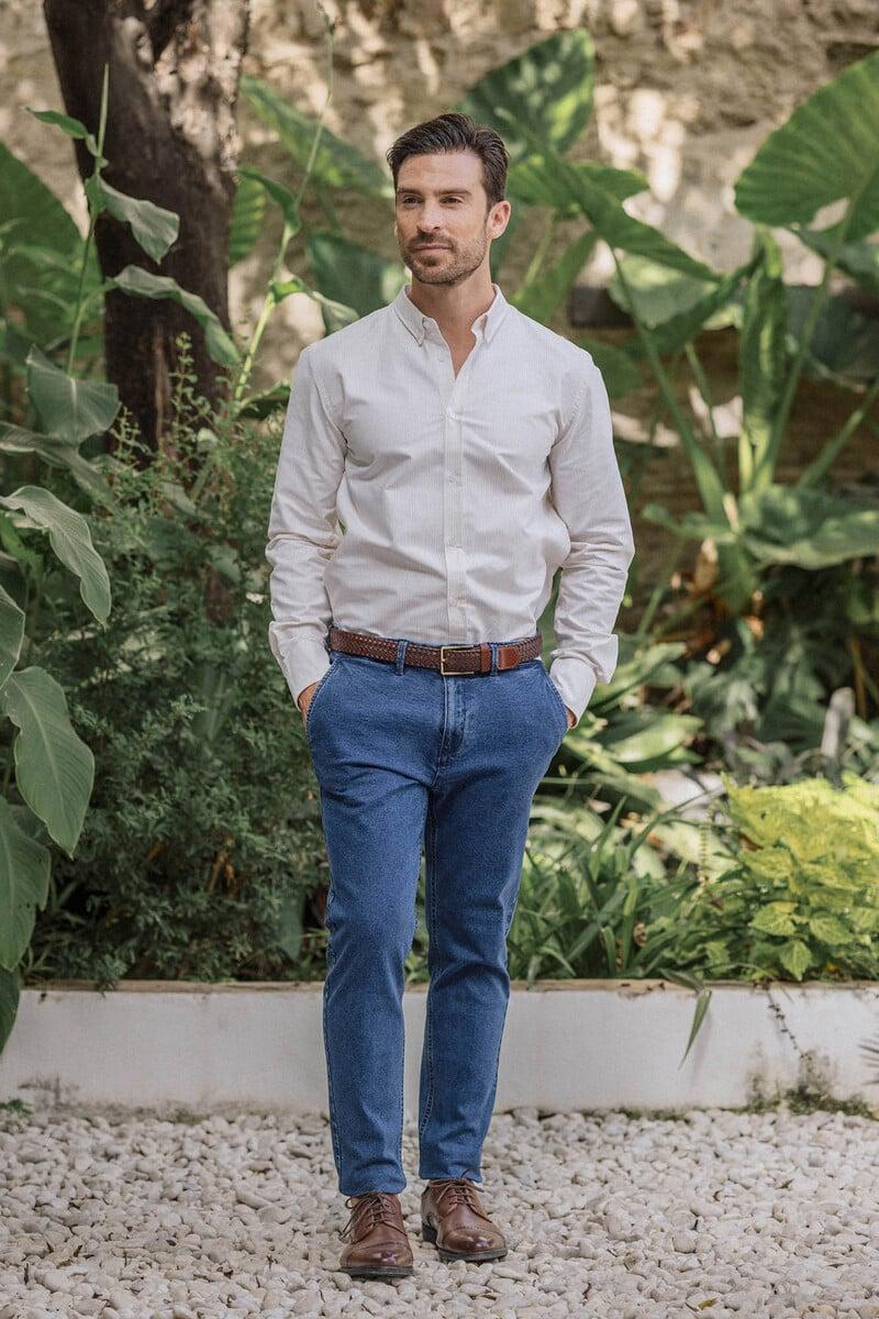 Cortefiel Chino Slim Denin