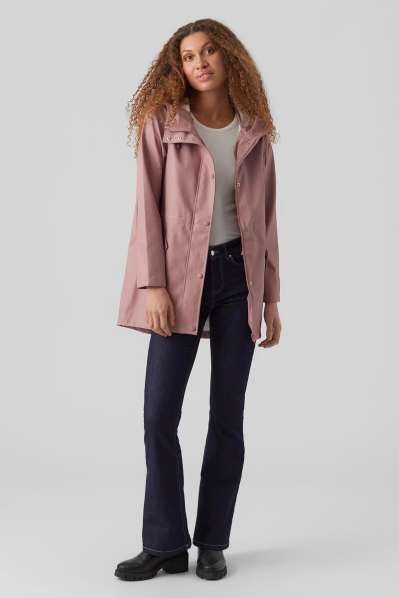 Cortefiel Chubasquero Corto Con Capucha