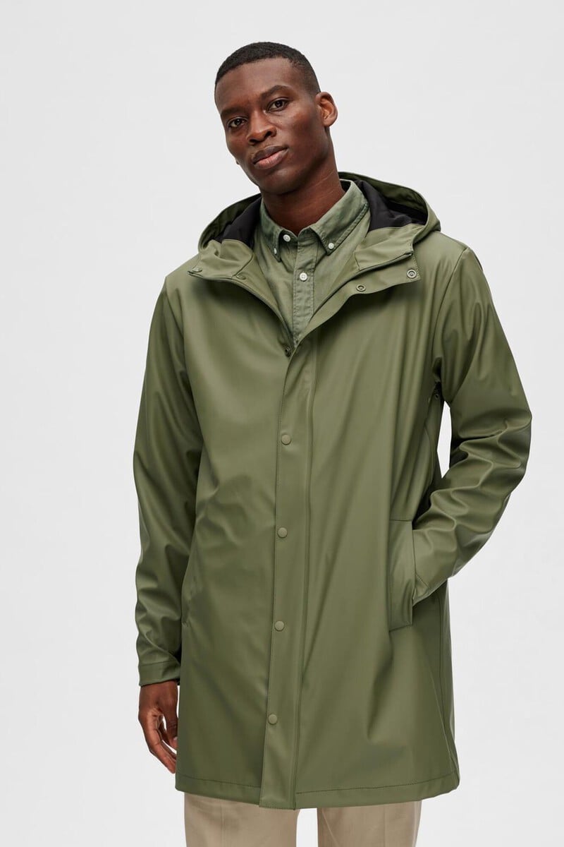 Cortefiel Chubasquero impermeable con capucha