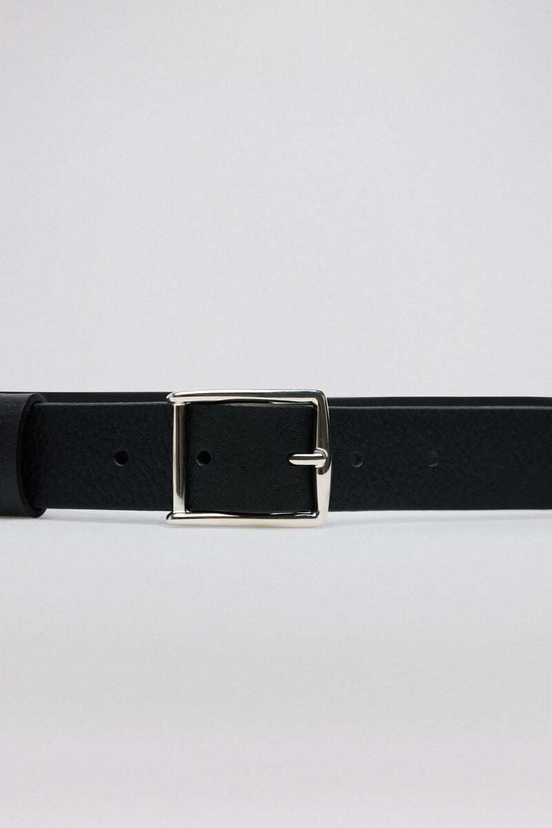 Cortefiel Cinturon Liso Piel