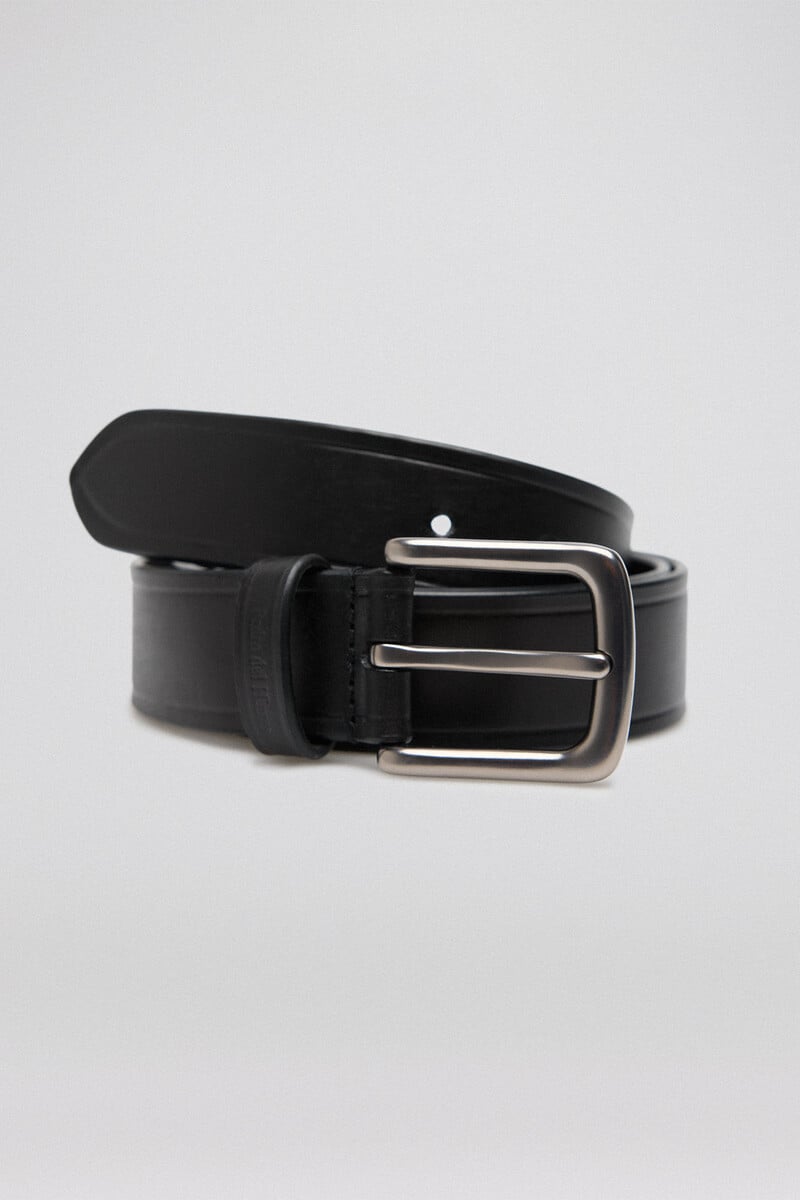 Cortefiel Cinturon Liso Piel