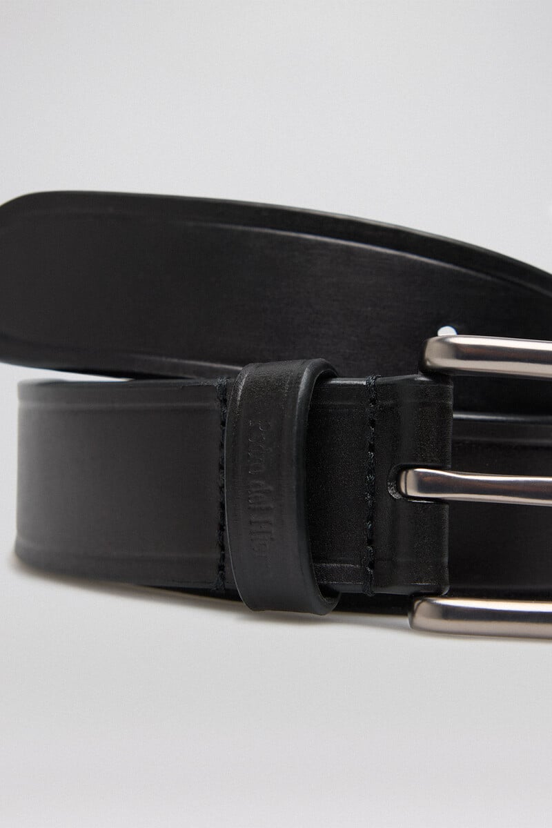 Cortefiel Cinturon Liso Piel