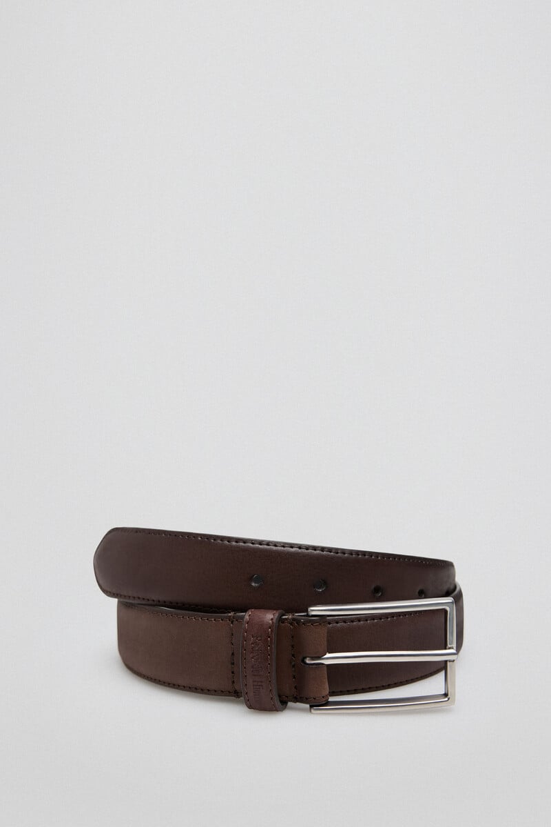 Cortefiel Cinturon Liso Piel