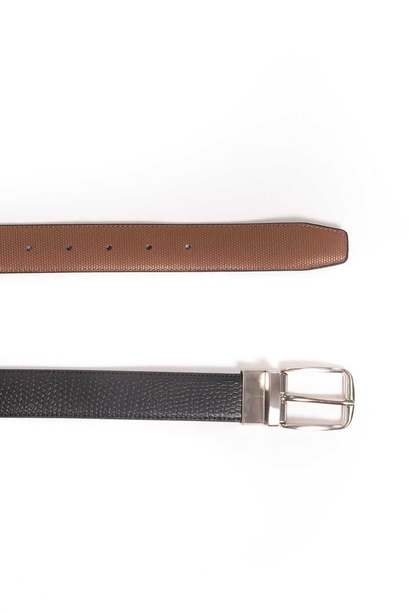 Cortefiel Cintyurón Reversible Labrado