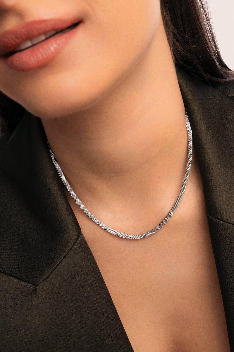Cortefiel Collar Mara Acero
