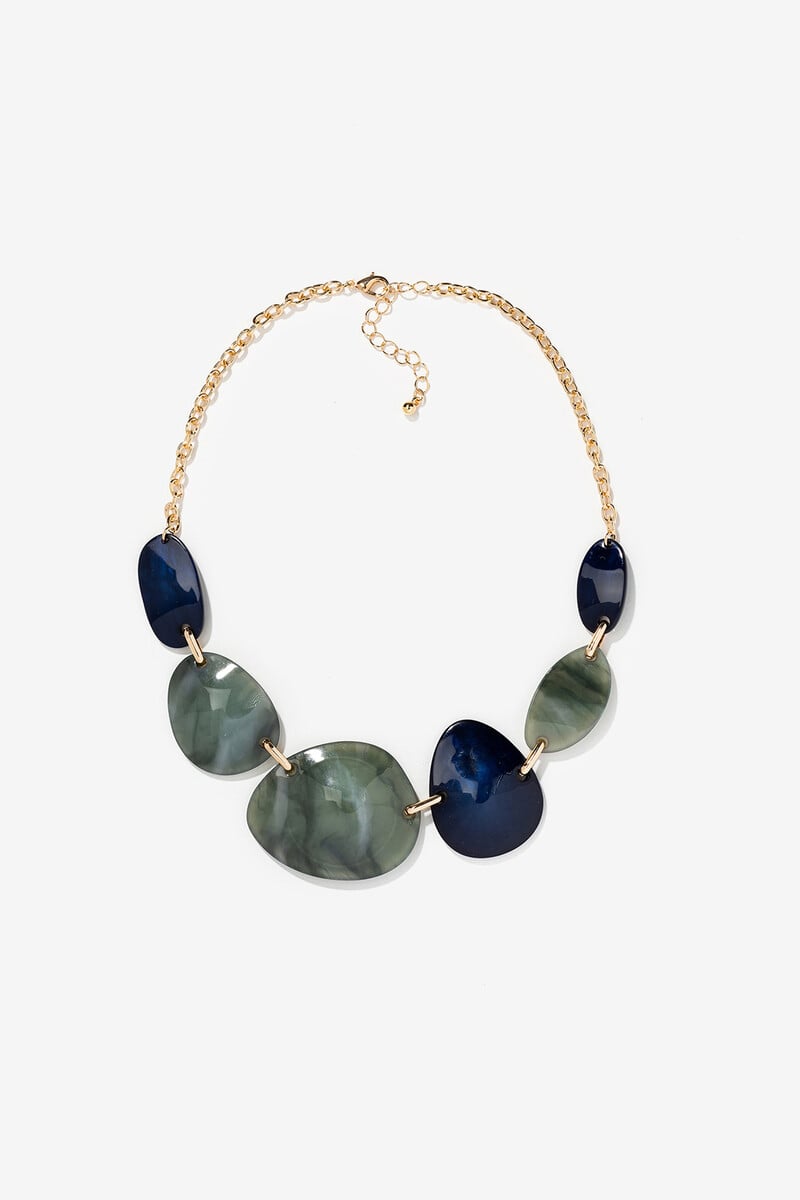 Cortefiel Collar maxi asimétrico de acrílico