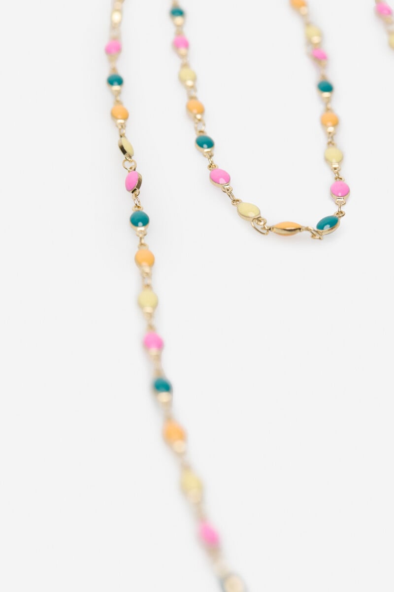 Cortefiel Collar Multicolor Largo