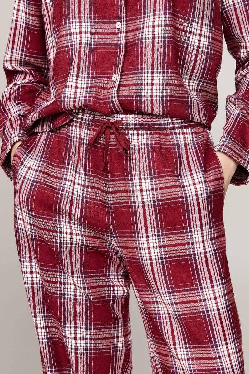 Cortefiel Conjunto Camisero De Pijama Cuadros