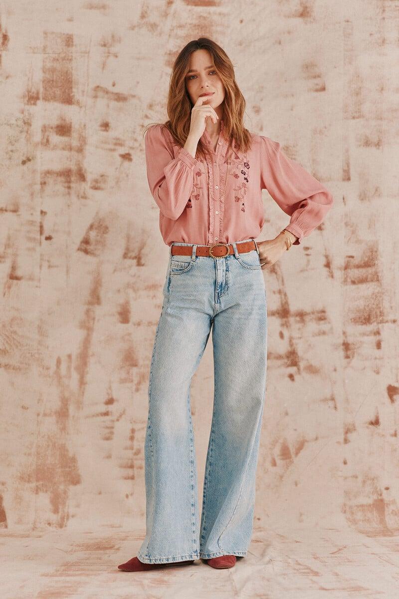 Cortefiel Corina. Blusa Bordada