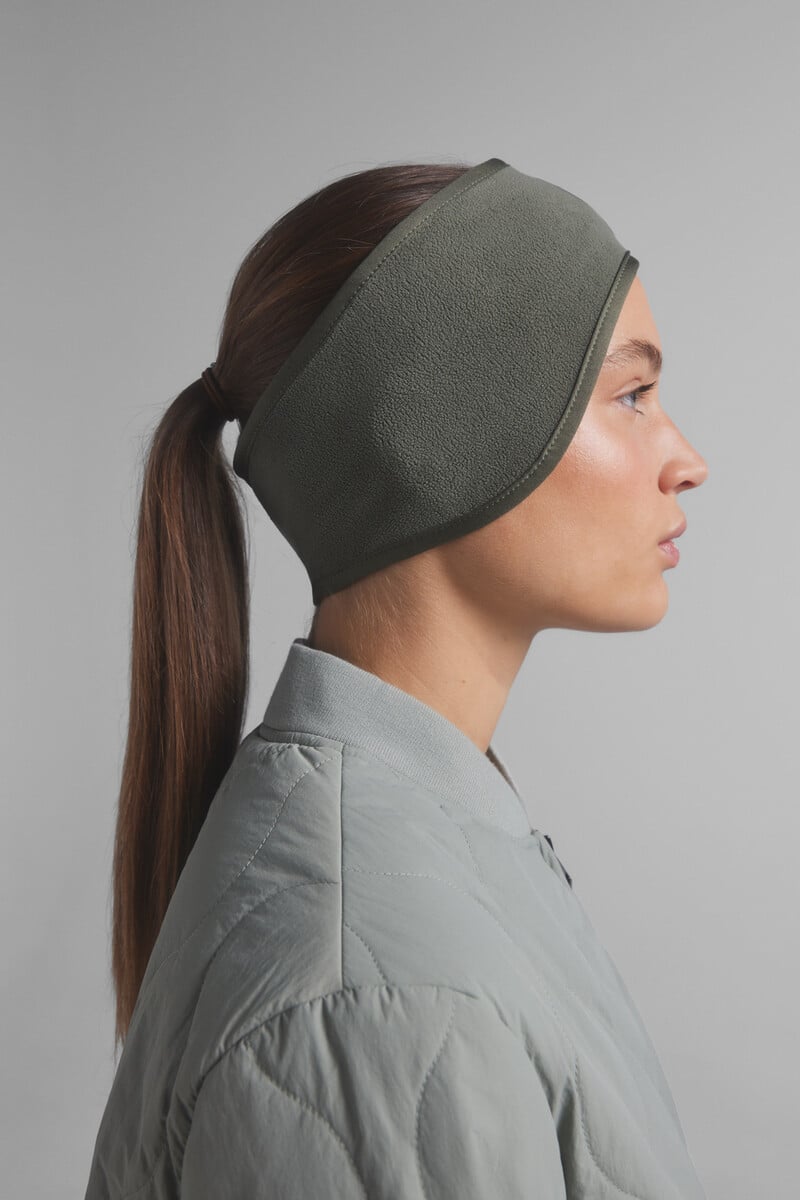 Cortefiel Diadema Elástica Polar Kaki