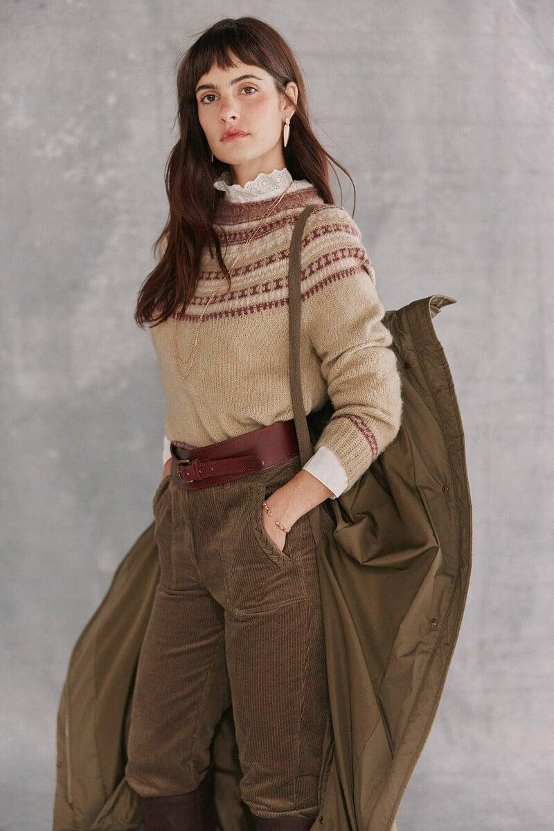 Cortefiel Donna. Anorak Largo Acolchado