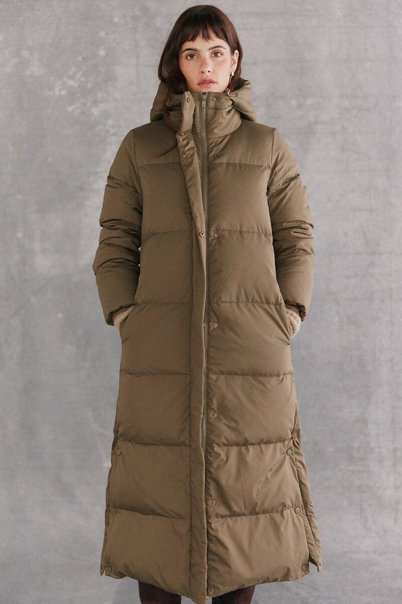 Cortefiel Donna. Anorak Largo Acolchado