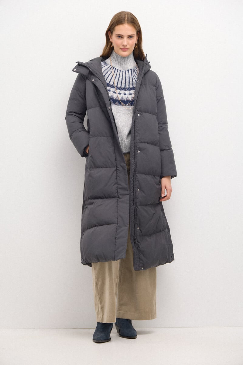 Cortefiel Donna. Anorak Largo Acolchado