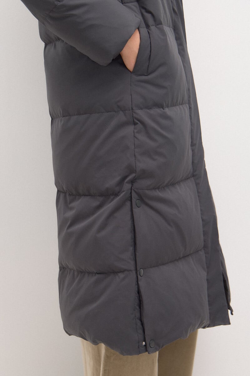 Cortefiel Donna. Anorak Largo Acolchado