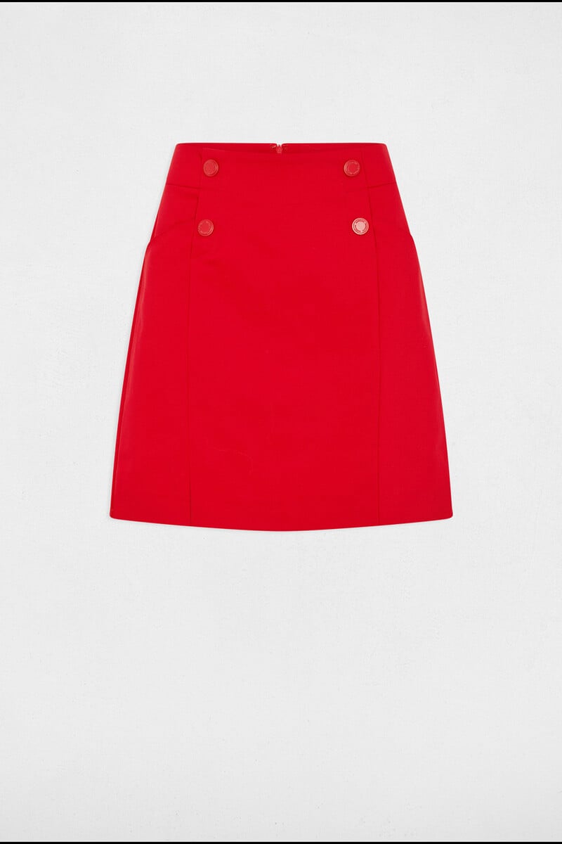 Cortefiel Falda Corta Con Botones