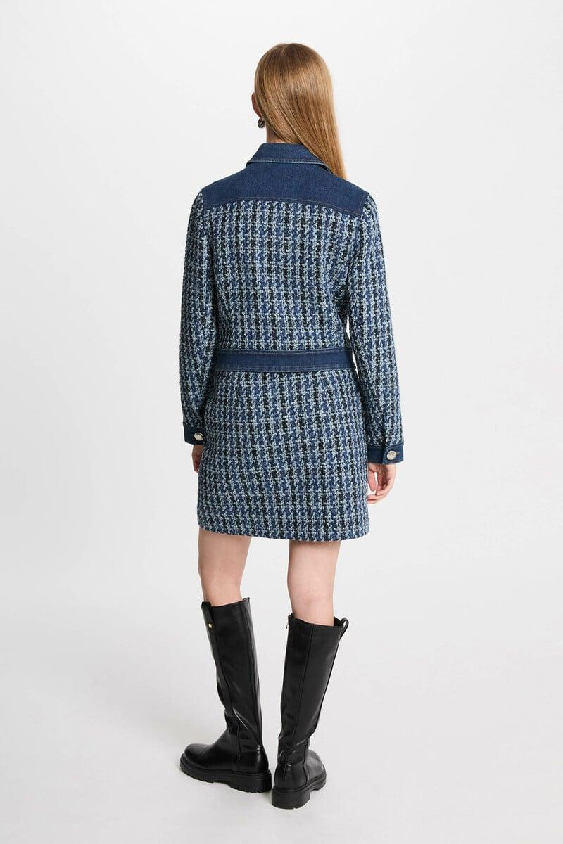 Cortefiel Falda Corta De Tweed