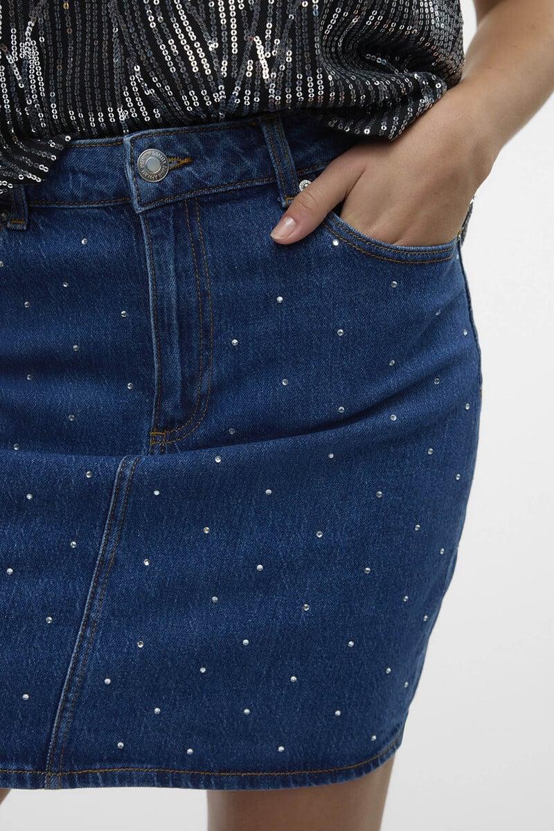 Cortefiel Falda Corta Denim