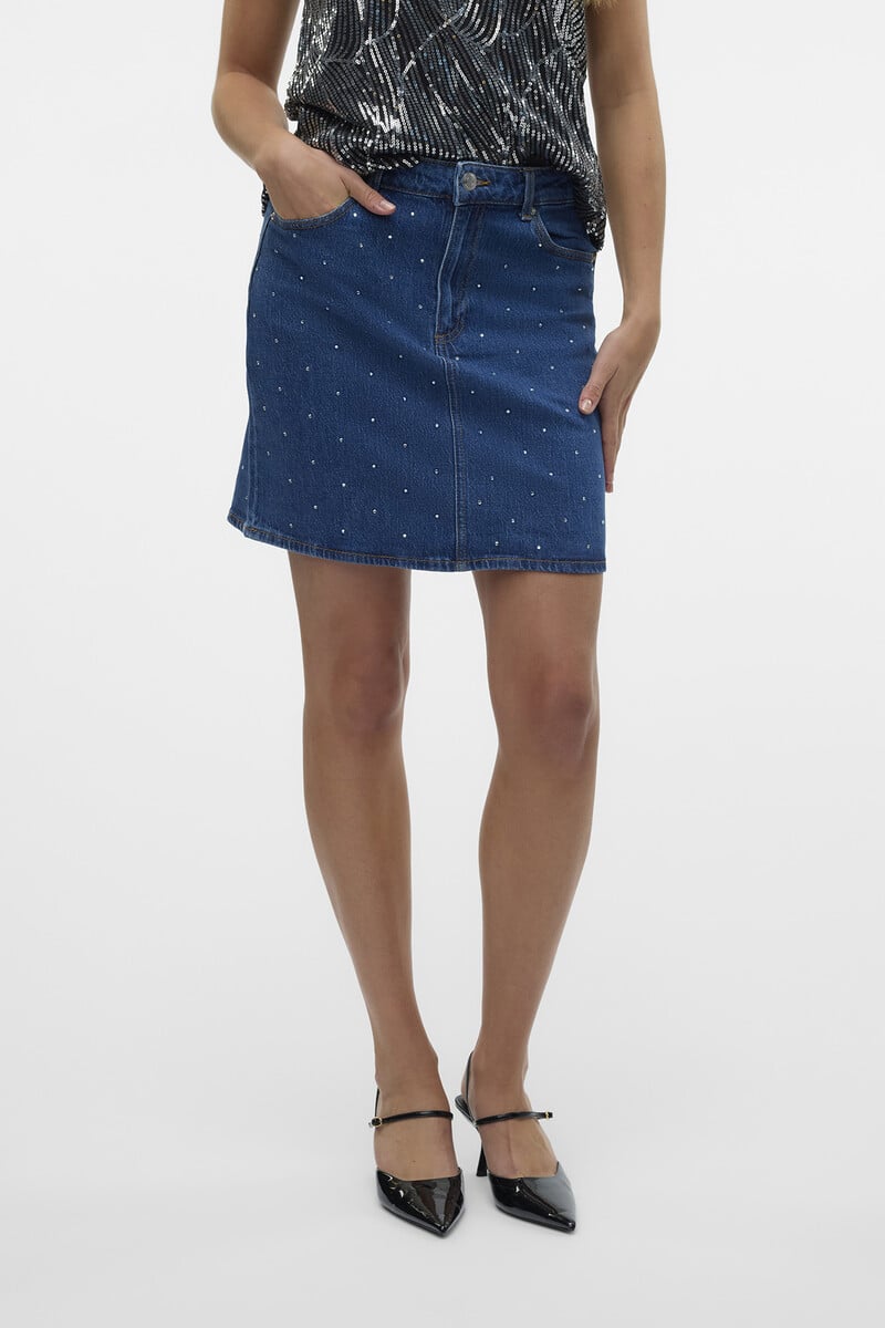 Cortefiel Falda Corta Denim