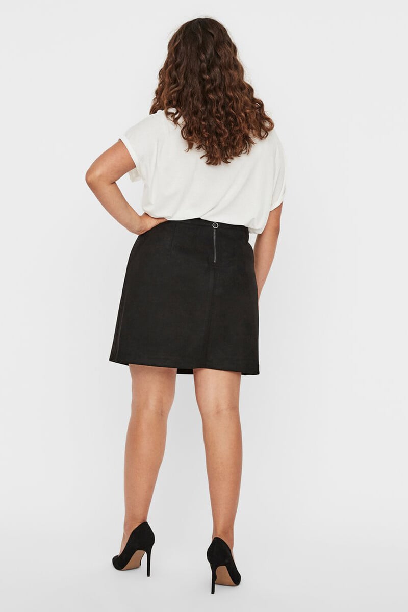 Cortefiel Falda Corta Efecto Ante Curve