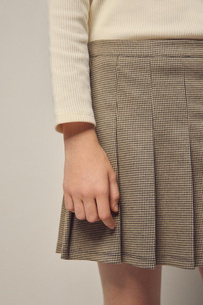 Cortefiel Falda Cuadros Niña