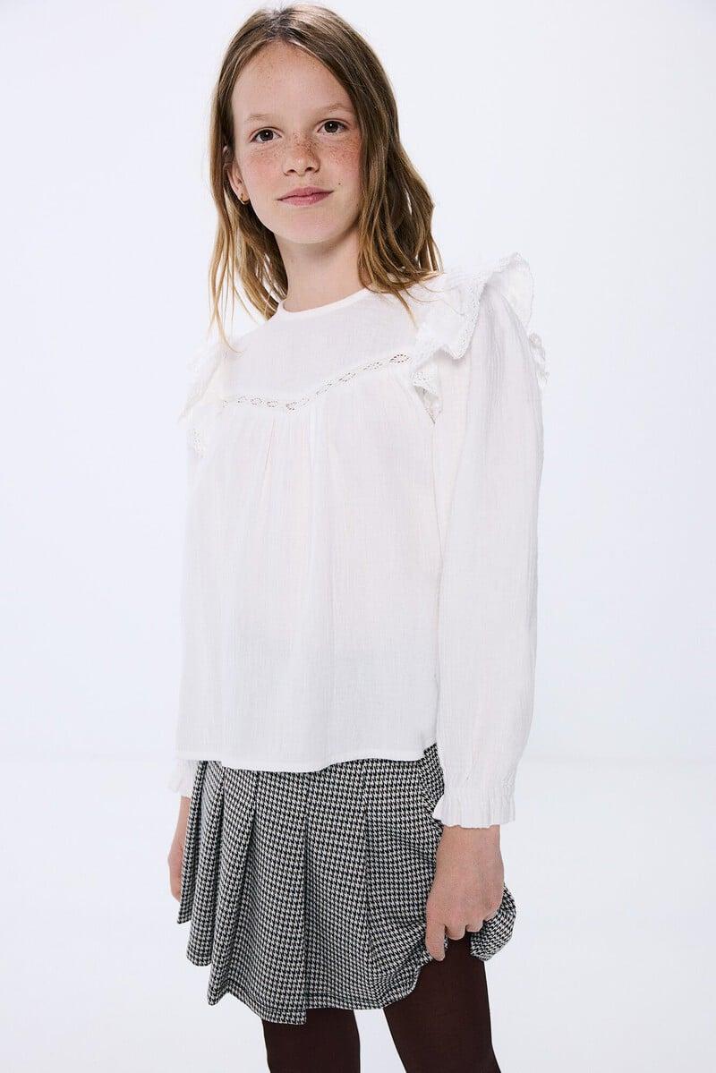 Cortefiel Falda Cuadros Niña