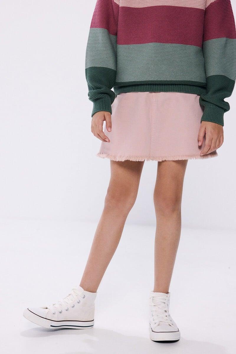 Cortefiel Falda Desflecada Niña