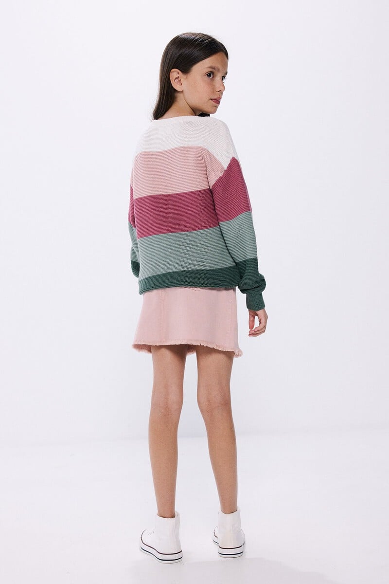 Cortefiel Falda Desflecada Niña