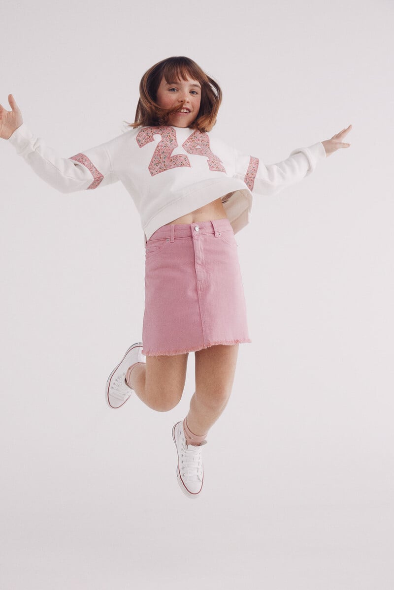 Cortefiel Falda Desflecada Niña