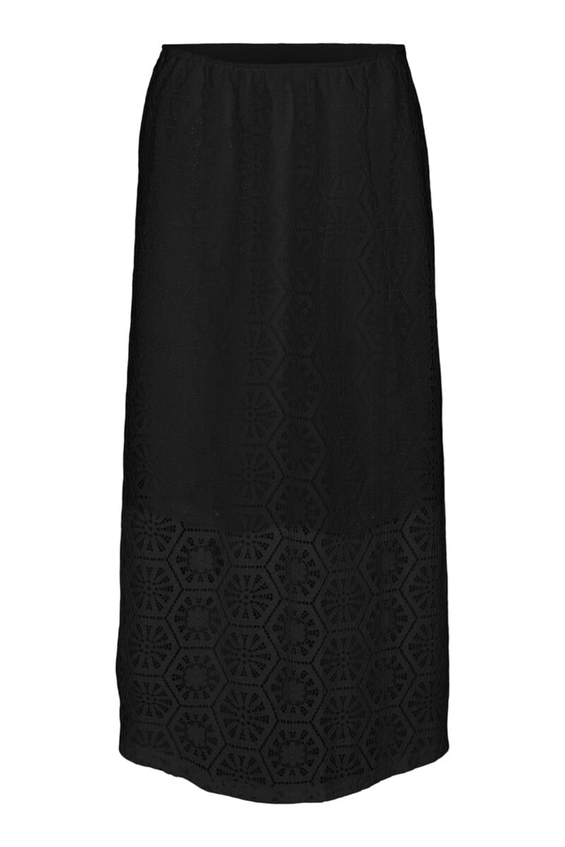 Cortefiel Falda larga detalles calados