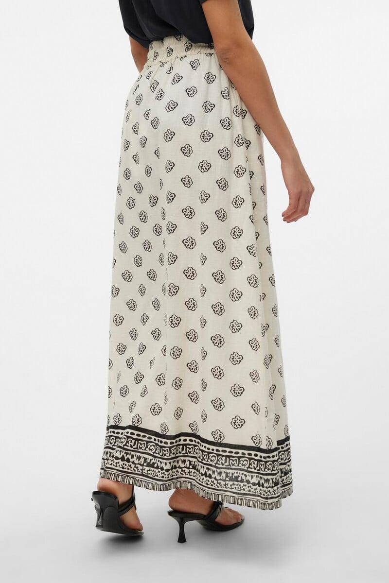 Cortefiel Falda Larga Estampada