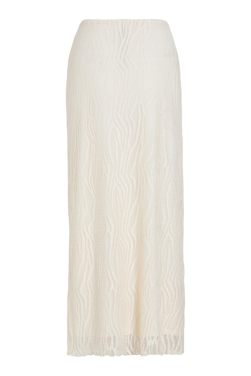 Cortefiel Falda midi encaje