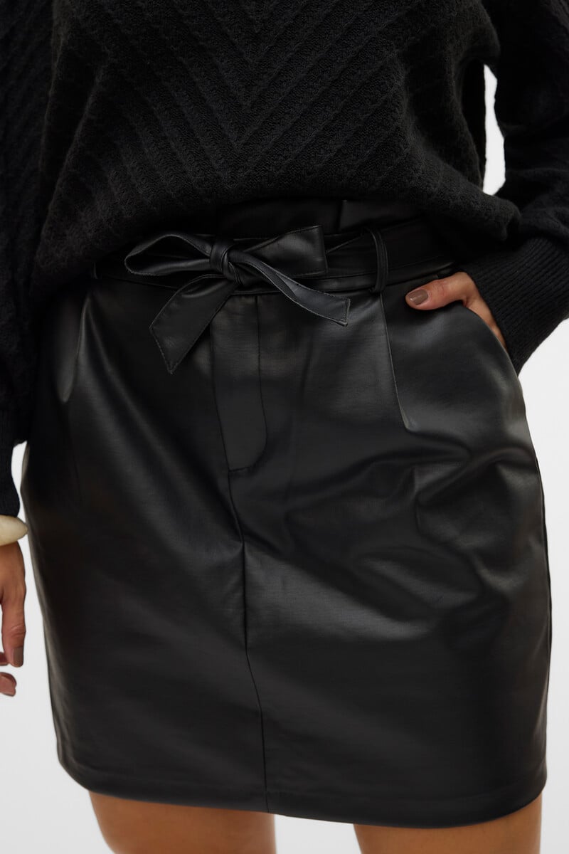 Cortefiel Falda Midi Encerada Talla Grande