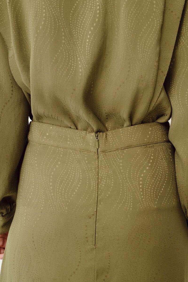 Cortefiel Falda Midi Estampada